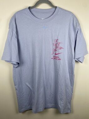 NWT Nike Dri-Fit Men's Light Lavender Rhythm Runners Graphic Tee Large